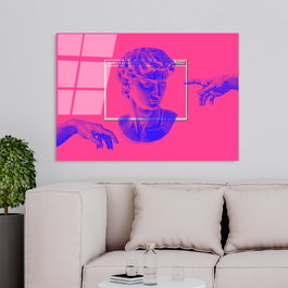 Wallity Pintura Decorativa de Vidrio Templado UV-766 70 x 100 cm